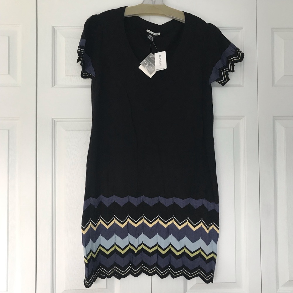 MAC & JAC - black patterned dress